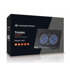 Conceptronic 2-fan cooling pad voor max. 17" Conceptronic 2-fan cooling pad voor max. 17"
