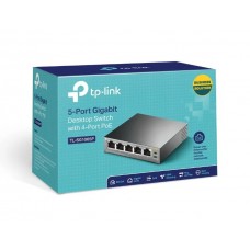 TP-Link Easy Smart Switch - 4xPoE+ out /56W TP-Link Easy Smart Switch - 4xPoE+ out /56W