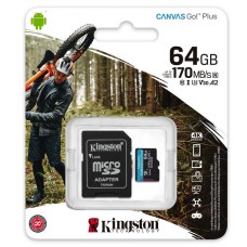 Kingston 64GB microSDXC Canvas GO Plus