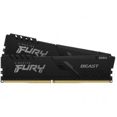  Kingston 16GB  (2x 8GB) DDR4   3200 FURY Beast Black