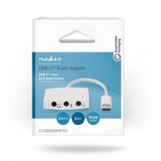 Nedis USB-C 3.2 - 3.5mm headset adapter 15cm