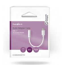 Nedis USB-C 3.2 - 3.5mm audio (f) 15cm