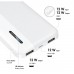 LogiLink Mobile Powerbank 10000mAh  1x USB-A en 1x USB-C uitgang 