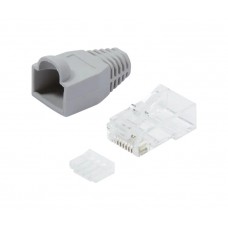 RJ45 pluggen CAT 6e inclusief huls