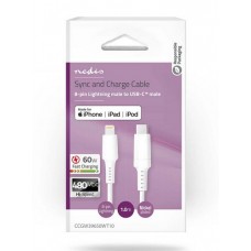 USB-C naar  Lightning Fast Charging voor Apple 1m